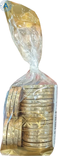 Rakhat chocolate bars, golden coins, 150 g