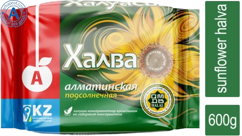 Almaty product sunflower halva, 600 g Almaty product sunflower halva, 600 g