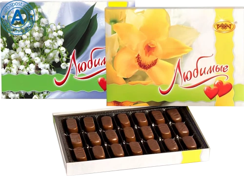 Rakhat chocolate set, lyubimye, 290 g