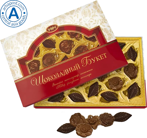 Rakhat chocolate set, chocolate bouquet, 285 g
