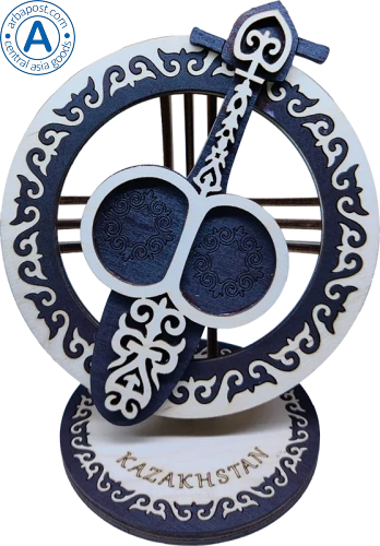 Altyn Adam stand made of wood, dombra Altyn Adam stand made of wood, dombra