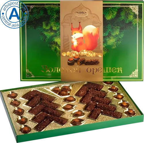 Rakhat chocolate set, golden nut, 430 g