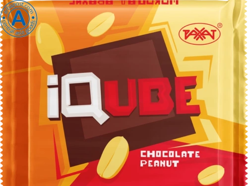 Rakhat chocolate bar, iQube, peanut, 70 g