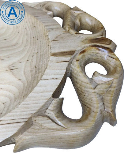 Altyn Adam plate made of wood, big photo 4 Altyn Adam plate made of wood, big photo 4