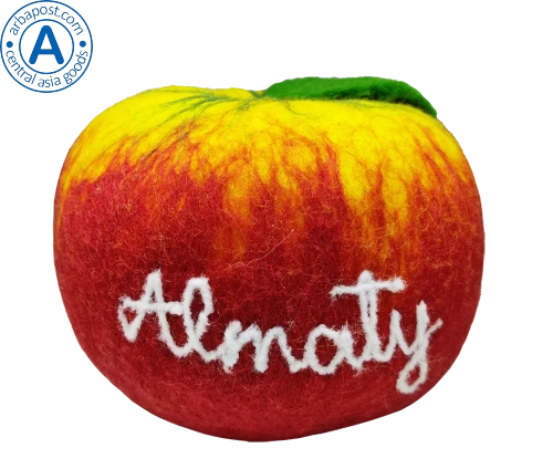 Altyn Adam apple made of felt, Almaty, large