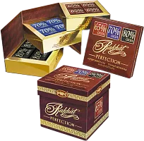 Rakhat dark chocolate set, 65%, 70%, 80% cocoa, 255 g