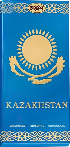 Rakhat chocolate bar, Kazakhstan, cardboard package, 100 g