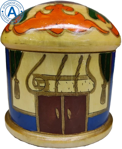 Altyn Adam yurt made of wood with little people photo 2 Altyn Adam yurt made of wood with little people photo 2