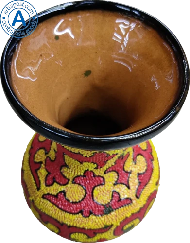 Altyn Adam jug made of ceramic, yellow-red photo 2 Altyn Adam jug made of ceramic, yellow-red photo 2