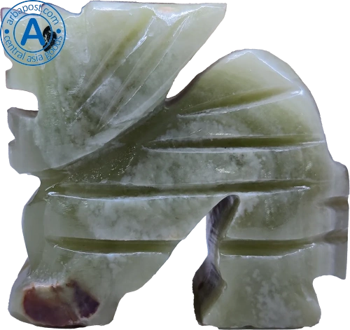 Altyn Adam figure made of onyx, lion photo 2 Altyn Adam figure made of onyx, lion photo 2