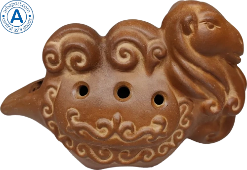 Altyn Adam whistle made of clay, camel photo 2 Altyn Adam whistle made of clay, camel photo 2