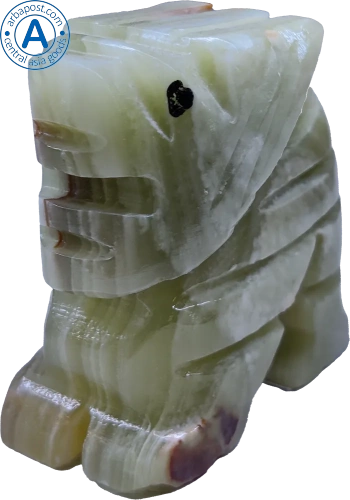 Altyn Adam figure made of onyx, lion photo 3 Altyn Adam figure made of onyx, lion photo 3